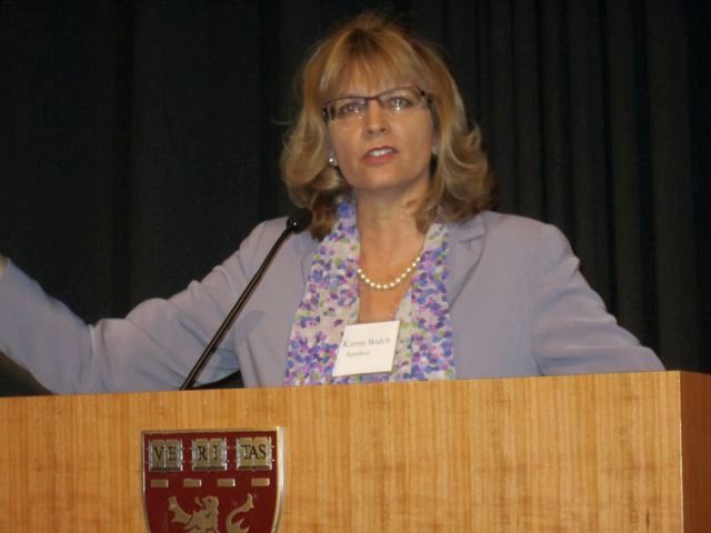 Karen S. Walch speaking at the Harvard Negotiation Leadership Conference