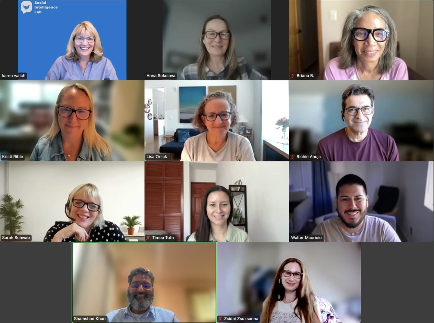 Social Intelligence Lab — live practice session
